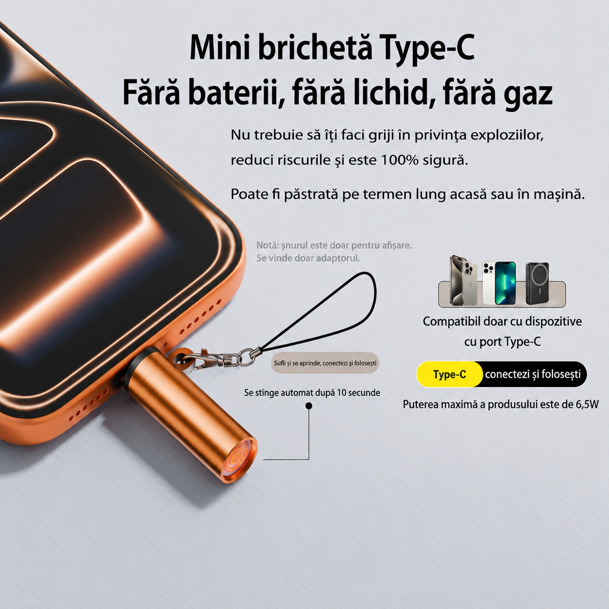 MiniBlow™ - Bricheta cu aprindere prin suflare